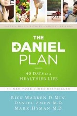 The Daniel Plan: 40 Days to a Healthier Life- 0310344298, hardcover, Rick Warren