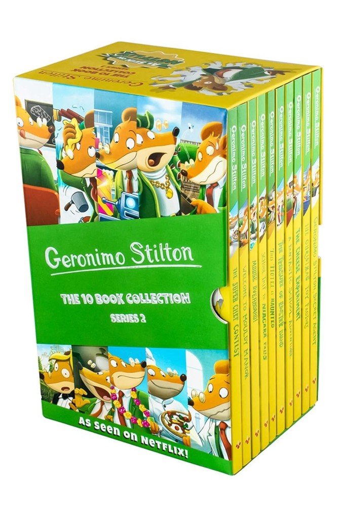 Geronimo Stilton 10 Books Collection (Series 2) Box Set – Ages 5-7- Paperback