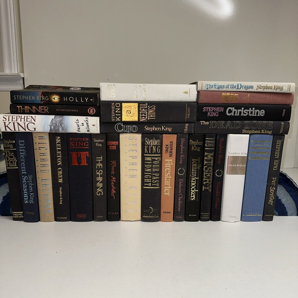 Viking Stephen King Hardcover Novels Lot Of 27- 1 Is A TB- Several 1st Ed. No DJ