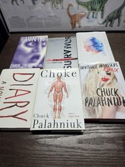 Lot of 6 Chuck Palahniuk Books in Hardcover and Paperback, Choke, Damn, Haunted