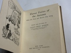 1927 Flower Fairies of the Autumn Cicely Mary Barker 1st American Ed Macmillan