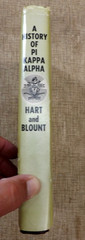 A HISTORY OF PI KAPPA ALPHA FRATERNITY 1968 HB DJ HART BLOUNT 511 PAGES SPARKMAN