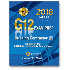 ICC G12 Building Contractor (B) 2018 Exam Questions Workbook