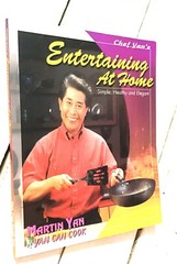 Chef Yan’s Entertaining at Home Martin Yan SIGNED Cookbook HC