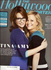 Tina Fey Amy Poehler Hollywood Reporter Jan 2013 Golden Globes Tom Cruise Hobbit