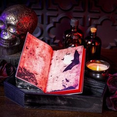 Dracula by Bram Stoker Flexi Bound Faux Leather Cover – Colorful Sprayed Edges