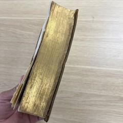 1882 Holy Bible American Bible Society New York Leather Bound Gilt Edges Antique