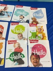 Lot of 12 Highlights Hello Magazines Books For Baby & Toddlers Songs Poems Story