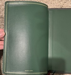 Thomas Nelson Nkjv Large Print Thinline. Limited Edition Green Goatskin