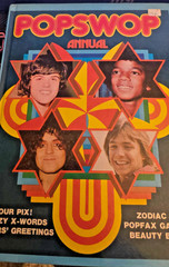 Popswop Annual 1975 Vintage Pop Annual Book Colour Pics Games UK