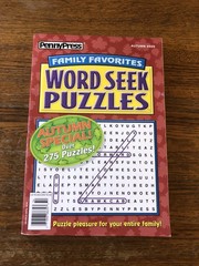 PennyPress Family Favorites Word Seek Puzzle Autumn 2025 Over 275 Puzzles New