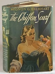 1942 THE CHIFFON SCARF Wedding Murder Mystery MIGNON G EBERHART Vintage Book DJ