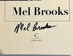 All About Me! Mel Brooks SIGNED Autographed First Edition 1st Print Hardcover DJ