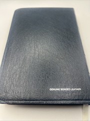 Thomas Nelson 1972 King James Red Letter Bible 1485 Blue Genuine Bonded Leather