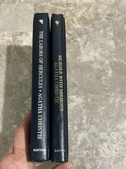 Lot of 2 Agatha Christie Mystery Collection Bantam Leatherettes