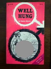WELL HUNG by Damon Marks AC129 Adonis Classic 1976 Gay Pulp Paperback, Exc
