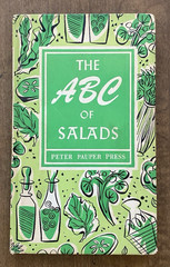 “The ABC of Salads” Peter Pauper Press 1958 Small Hardcover Cookbook Vintage