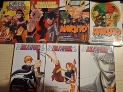 Manga Mixed Lot Of 7 My Hero Academia, Naruto And Bleach Shonen Jump