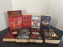 9 JOHN SANDFORD BOOKS 8 Prey / Lucas Davenport Series 1 Kidd & LuEllen Series