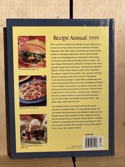 Sunset Recipe Annual 1998 Edition by Sunset Books Staff (1998, Hardcover)