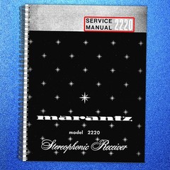 MARANTZ 2220 Service Manual – STEEL WIRE BOUND – DURABLE JACKET