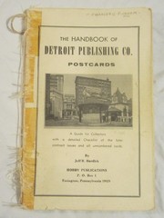 Jeff R. Burdick – HANDBOOK of DETROIT PUBLISHING Co. POSTCARDS — 1954, 84 Pages