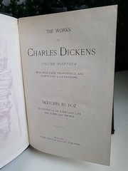 Charles Dickens Works Vintage Hardcover Book Set Lot of 13 Volumes Collier