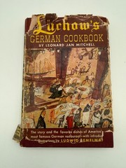 Luchow’s German Cookbook 1952 Leonard Jan Mitchell HC DJ Ludwig Bemelmans