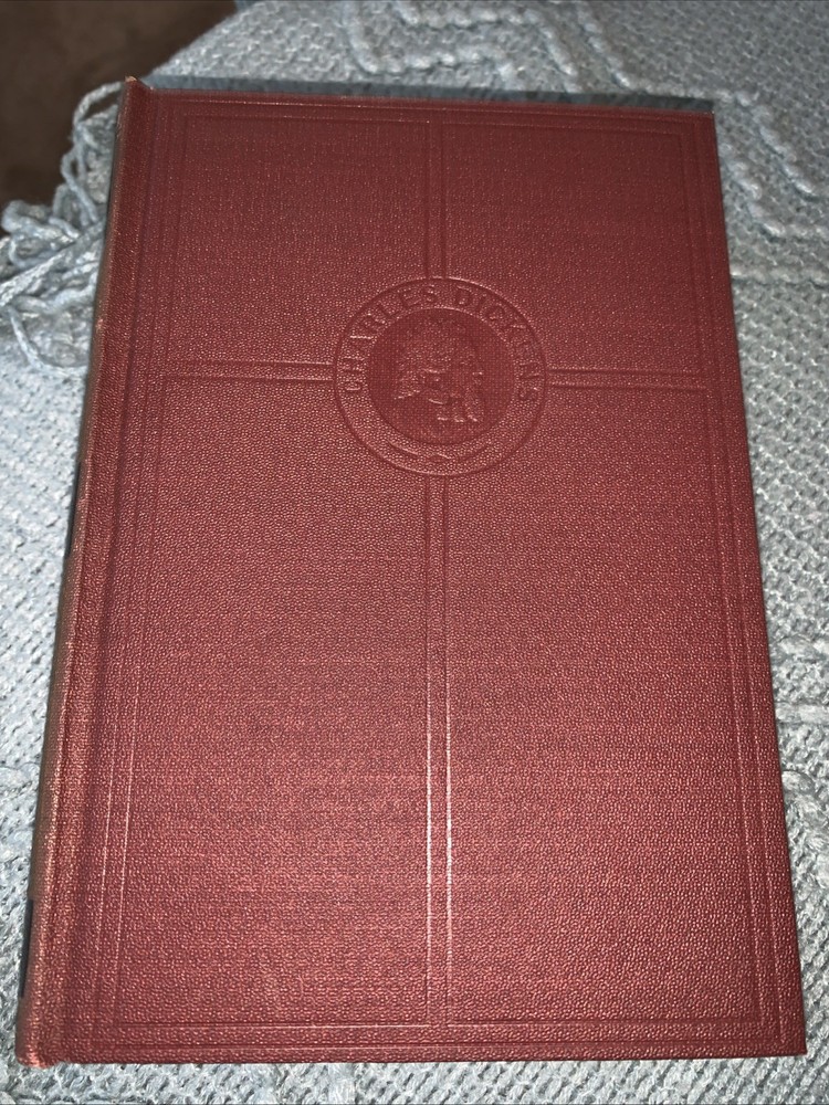 Antique Charles Dickens “A Christmas Carol” Hard Cover Book Rare 1868 Very Good
