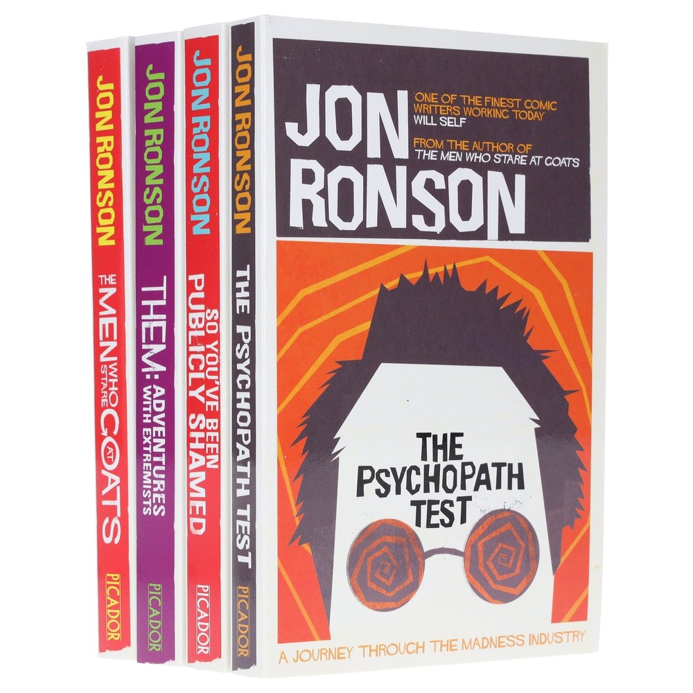Jon Ronson 4 Books Collection Set – Non-Fiction – Paperback