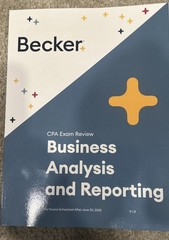 Becker CPA Exam Review Business Analysis and Reporting V1.3 – Paperback