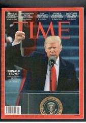 TIME 2017 DONALD TRUMP Inauguration 45th President elect magazine January 30