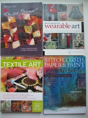TEXTILE ART 4 Book Lot Wearable Art Clothing Fabric Embellishment Design GUIDES