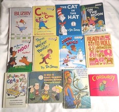 Vintage Dr Seuss Peanuts Berenstain Bears Hardcover Children’s Book Lot Of 12