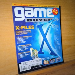 Game Buyer Magazine September 1998 Issue 3 X-Files Dreamcast
