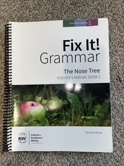 Fix It! Grammar: the Nose Tree, Teacher’s Manual Book Level 1 by Pamela White…