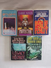 Larry Niven Vintage Science Fiction PB Book Lot Vtg Scifi Books SF Short Stories