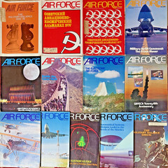 AIR FORCE MAGAZINE – LOT OF 13 – (1974-1980) ***FREE SHIPPING***