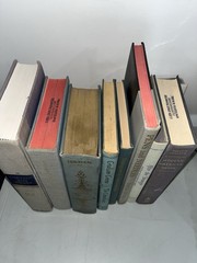 Lot of 8 Vintage & Antique Hardcover Books Decor Staging Gray & Blue