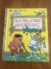 Vintage 1972 Little Golden Book – Sesame Street Bert’s Hall of Great Inventions