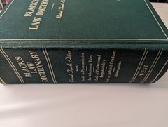BLACK’S LAW DICTIONARY Revised Fourth 4th Edition 1968 Henry Campbell Black HC