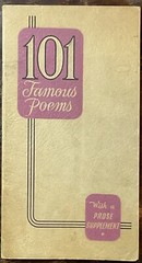 101 Famous Poems With a Prose Supplement 1929 Softcover Revised Edition Poetry