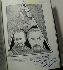 Doctor Who File by Peter Haining -1986 – signed by Terry Nation & Anthony Ainley