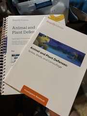 Amplify Science Animal And Plant Defenses Teacher’s Guide & Student