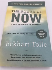 Eckhart Tolle The Power of Now A Guide To Spiritual Enlightenment Self-Help Book