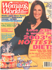 WOMANS WORLD Magazine December 31 2002 Ricki Lake Hottest Diet Lose 5 Lbs A Week