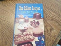 Cookbook 1968 BLUE RIBBON RCEIPES County Fair Winners Hardcover 380 Pages