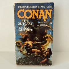 Conan the Outcast by Leonard Carpenter Cover by Ken Kelly 1st Print 1st Edition