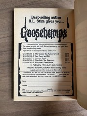 Goosebumps The Curse Of The Mummy’s Tomb Unnumbered 3rd Print, 1st Edition VG+