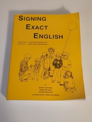 Signing Exact English Book Illustrated 1980 Paperback